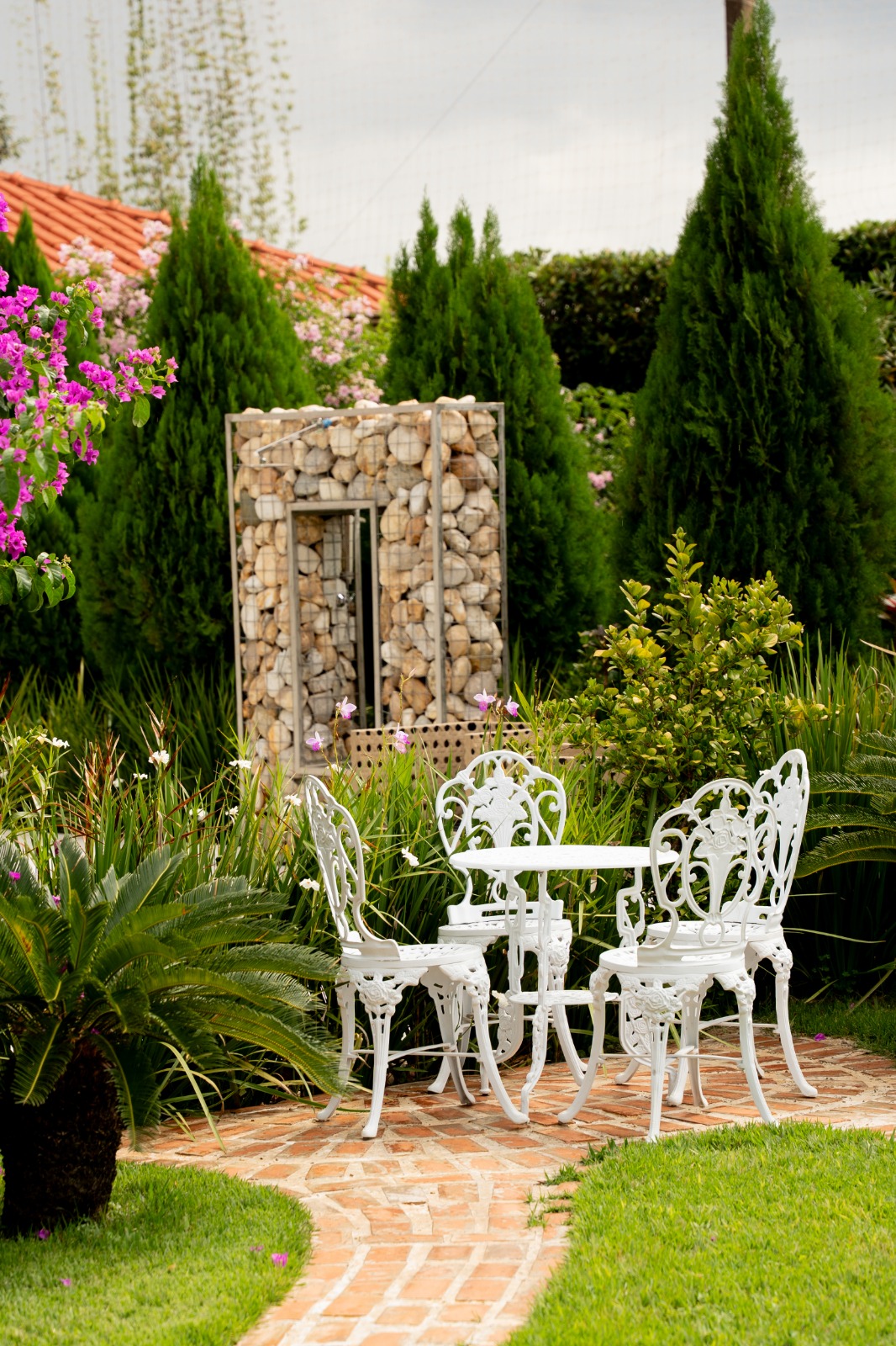 Jardim de inverno para foto